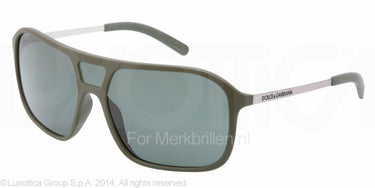 Dolce & Gabbana Zonnebril DG6083 Green rubber grey green