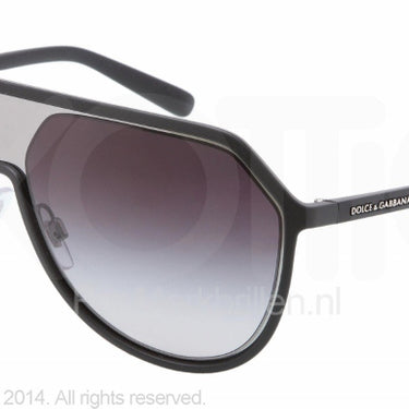 Dolce & Gabbana Zonnebril DG6084 Black rubber grey gradient