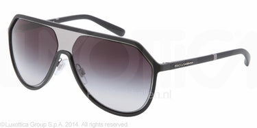 Dolce & Gabbana Zonnebril DG6084 Black rubber grey gradient