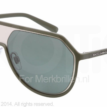 Dolce & Gabbana Zonnebril DG6084 Green rubber grey green
