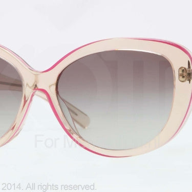 DKNY Zonnebril DY4107 Transparent beige grey gradientt