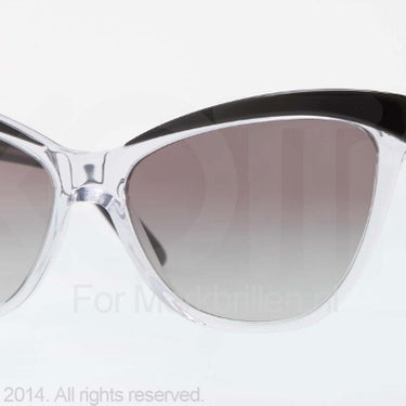 DKNY Zonnebril DY4116 Top black on transparent grey gradient
