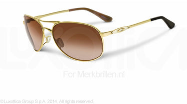 Oakley Zonnebril OO4068 Polished gold dark brown gradient
