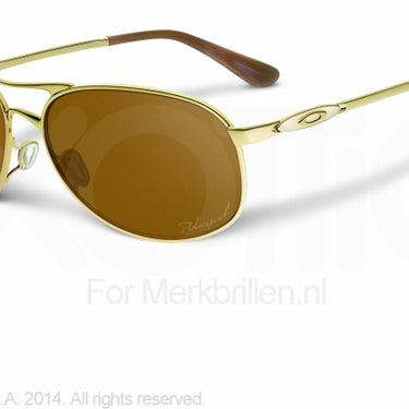 Oakley Zonnebril OO4068 Polished gold bronze polarized