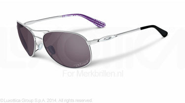 Oakley Zonnebril OO4068 Polished chrome grey polarized
