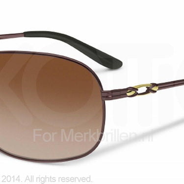 Oakley Zonnebril OO4078 Polished chocolate dark brown gradient
