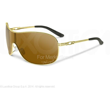 Oakley Zonnebril OO4078 Polished gold bronze polarized