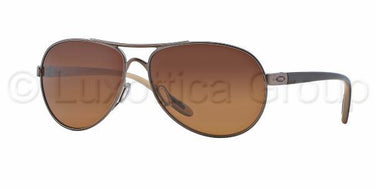 Oakley zonnebril OO4079 Polished Chocolate Gepolariseerd