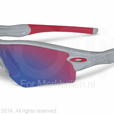 Oakley Zonnebril OO9051 Polished fog positive red iridium