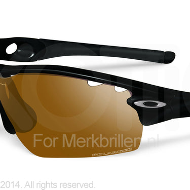 Oakley Zonnebril OO9052 Polished black bronze polarized vented