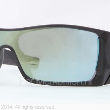 Oakley Zonnebril OO9101 Matte black ink emerald iridium