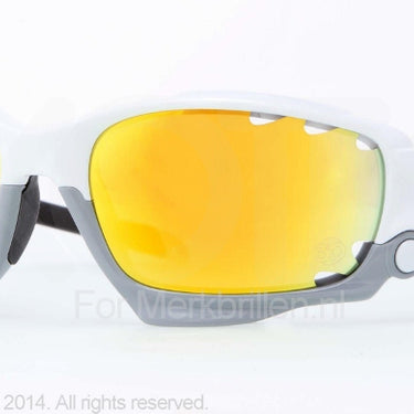 Oakley Zonnebril OO9171 Polished white fire iridium vented &blkirdvtd