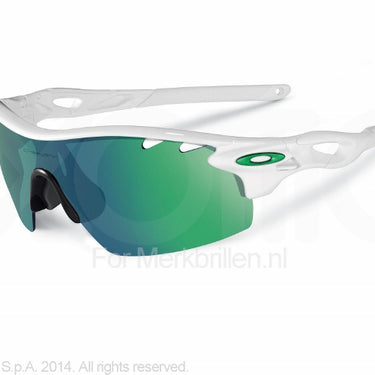 Oakley Zonnebril OO9182 Polished white jade iridium vented