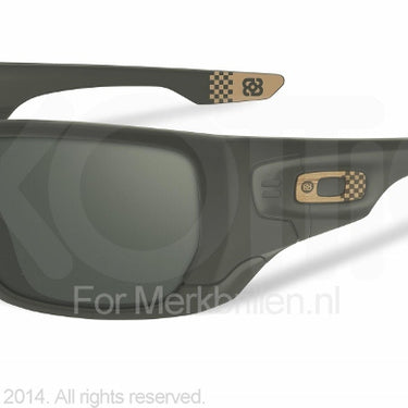 Oakley Zonnebril OO9194 Matte green (bob burnqui dark grey & vr50
