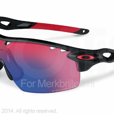 Oakley Zonnebril OO9196 919602 Zwart, rood-Iridium