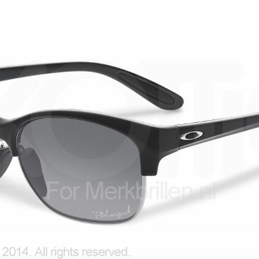 Oakley Zonnebril OO9204 Polished black grey gradient polarized