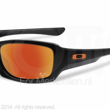 Oakley Zonnebril OO9238 Polished black (moto gp) fire iridium