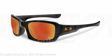 Oakley Zonnebril OO9238 Polished black (moto gp) fire iridium
