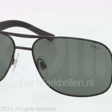 Polo Zonnebril PH3080 Matte black gray green