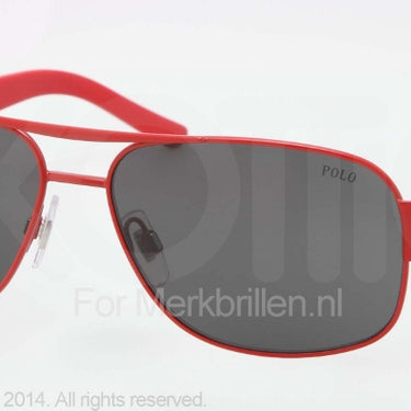 Polo Zonnebril PH3080 Matte red grey
