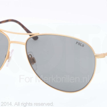 Polo Zonnebril PH3084 Matte gold dark grey