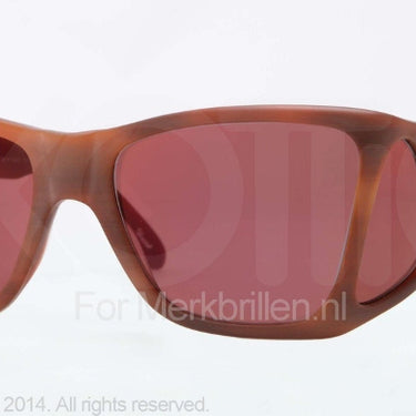 Persol Zonnebril PO0009 Matte brown mirror red