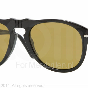 Persol Zonnebril PO0649 Black cr.photo polar yellow/green
