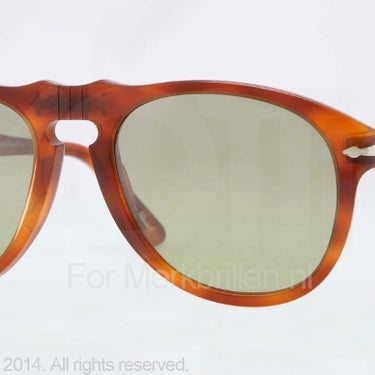 Persol Zonnebril PO0649 Terra di siena photo polar green