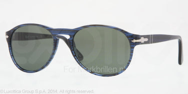 Persol Zonnebril PO2931S Blue striped gold crystal green