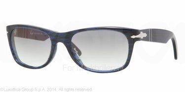 Persol Zonnebril PO2953S Striped blue gold crystal gray gradient