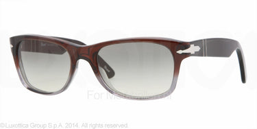 Persol Zonnebril PO2953S Brown red grad. smoke crystal grey gradient