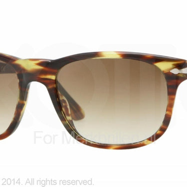 Persol Zonnebril PO2989S Green striped brown crystal brown gradient