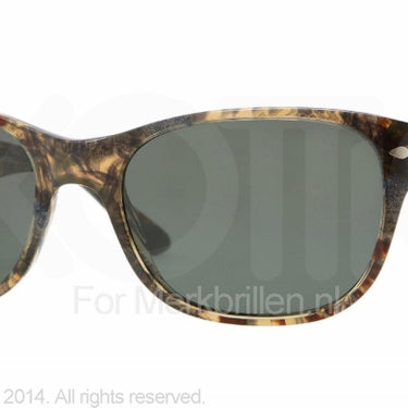 Persol Zonnebril PO3020S Brown spotted blue crystal green polarized