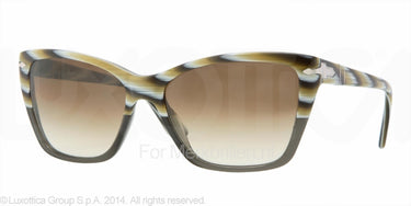Persol Zonnebril PO3023S Light horn/gray crystal brown gradient