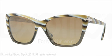 Persol Zonnebril PO3023S Light horn/smoke gray crystal polar brown gradient