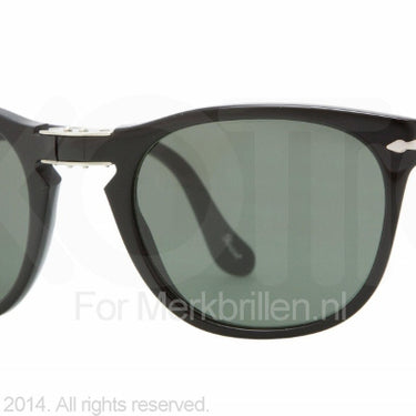 Persol Zonnebril PO3028S Zwart-Groen