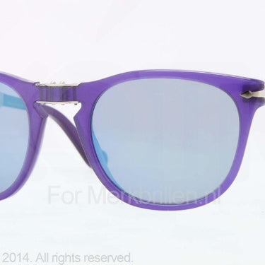 Persol Zonnebril PO3028S Blue curocao brown mirror blue