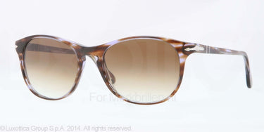 Persol Zonnebril PO3042S Brown stripped violet gradient brown