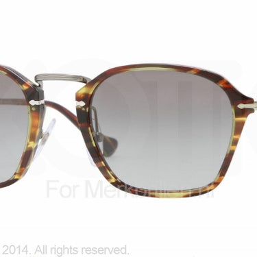 Persol Zonnebril PO3047S Striped green gradient grey polar