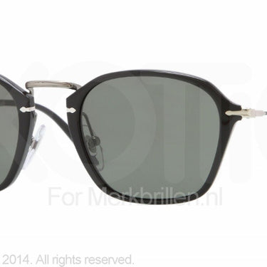 Persol Zonnebril PO3047S Black crystal green polarized