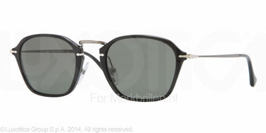 Persol Zonnebril PO3047S Black crystal green polarized