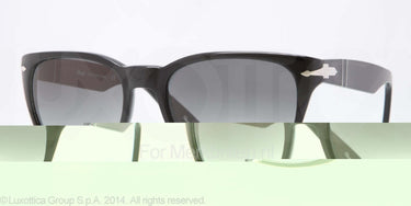 Persol Zonnebril PO3058S Black crystal gradient gray