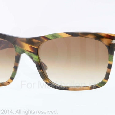 Persol Zonnebril PO3062S Brown stripped green gradient brown