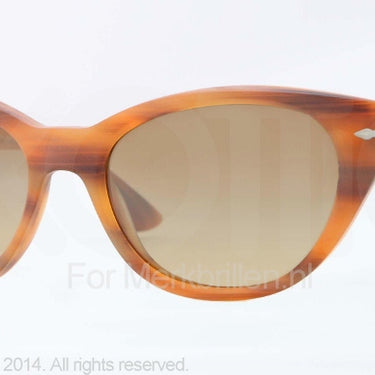 Persol Zonnebril PO3064S Stripped havana photo polar grad brown