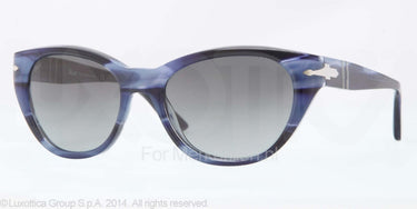 Persol Zonnebril PO3064S Stripped blue gradient grey