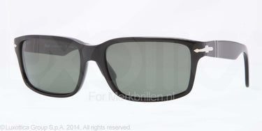 Persol Zonnebril PO3067S Black crystal green polarized