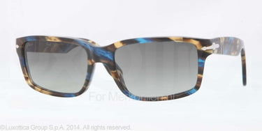 Persol Zonnebril PO3067S Brown spotted blue grey gradient