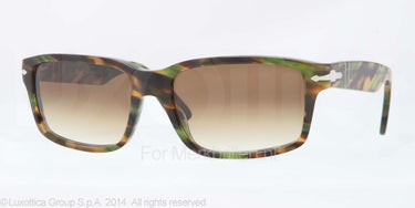 Persol Zonnebril PO3067S Brown striped green gradient brown
