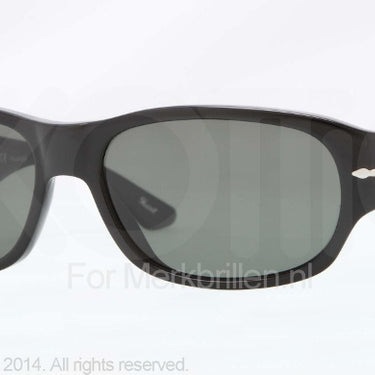 Persol Zonnebril PO3068S Black crystal green polarized