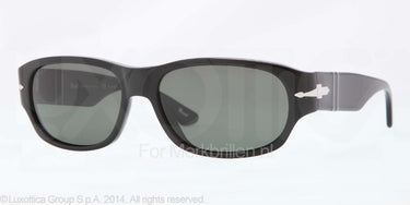 Persol Zonnebril PO3068S Black crystal green polarized